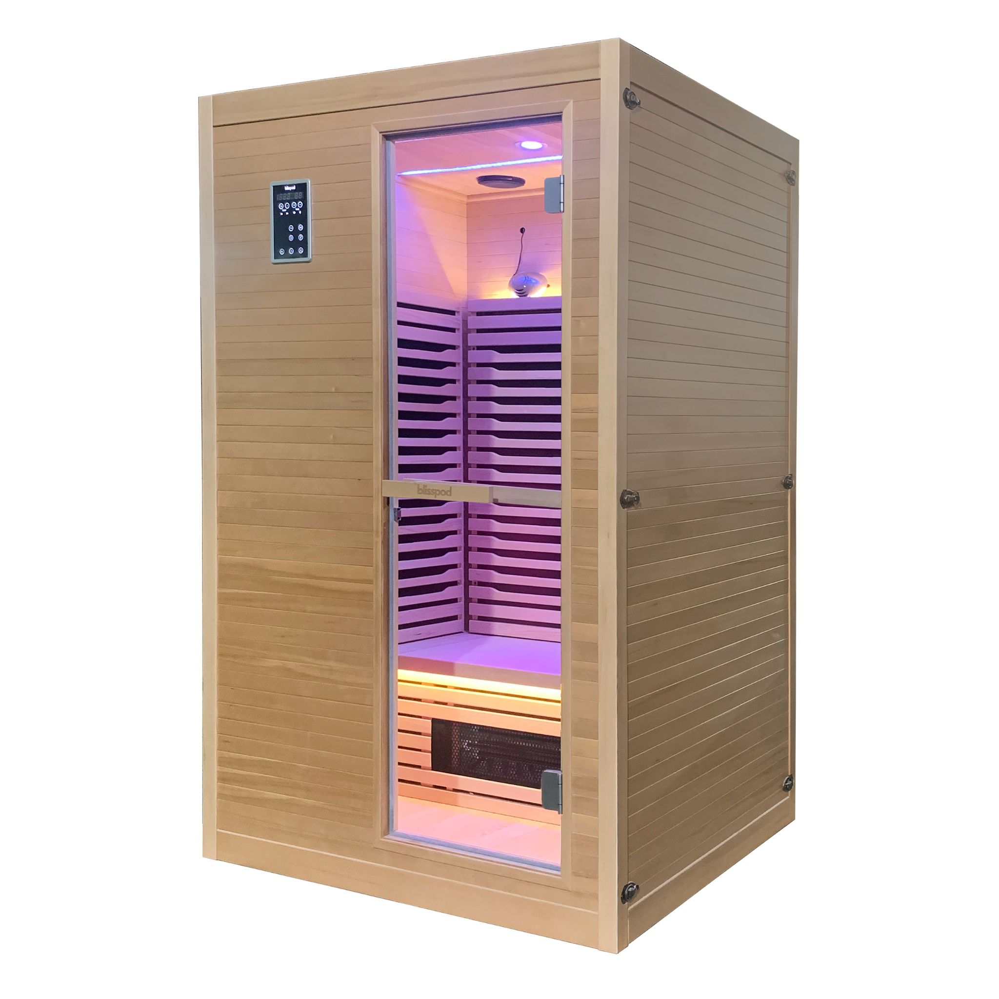 Blisspod | Helsinki | Full Spectrum Ultimate Indoor Sauna | Red Light | 2 Person