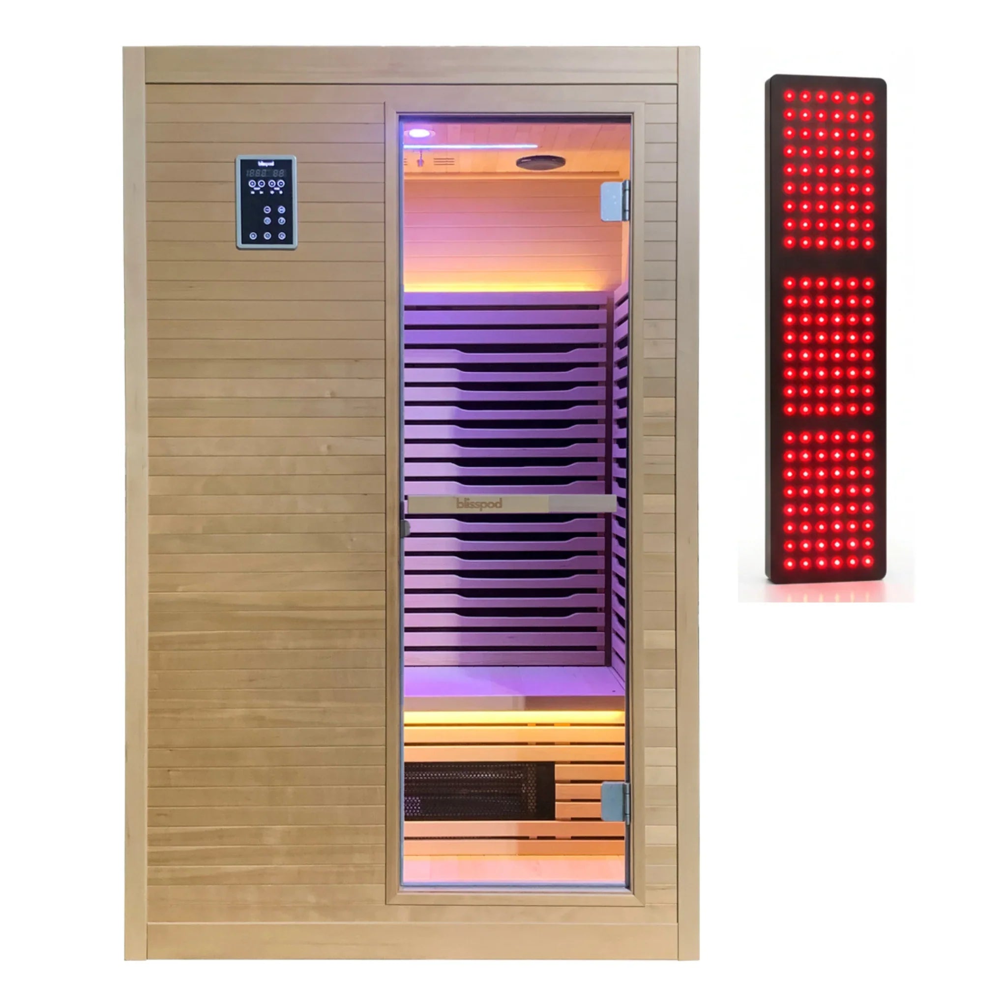 Blisspod | Helsinki | Full Spectrum Ultimate Indoor Sauna | Red Light | 2 Person