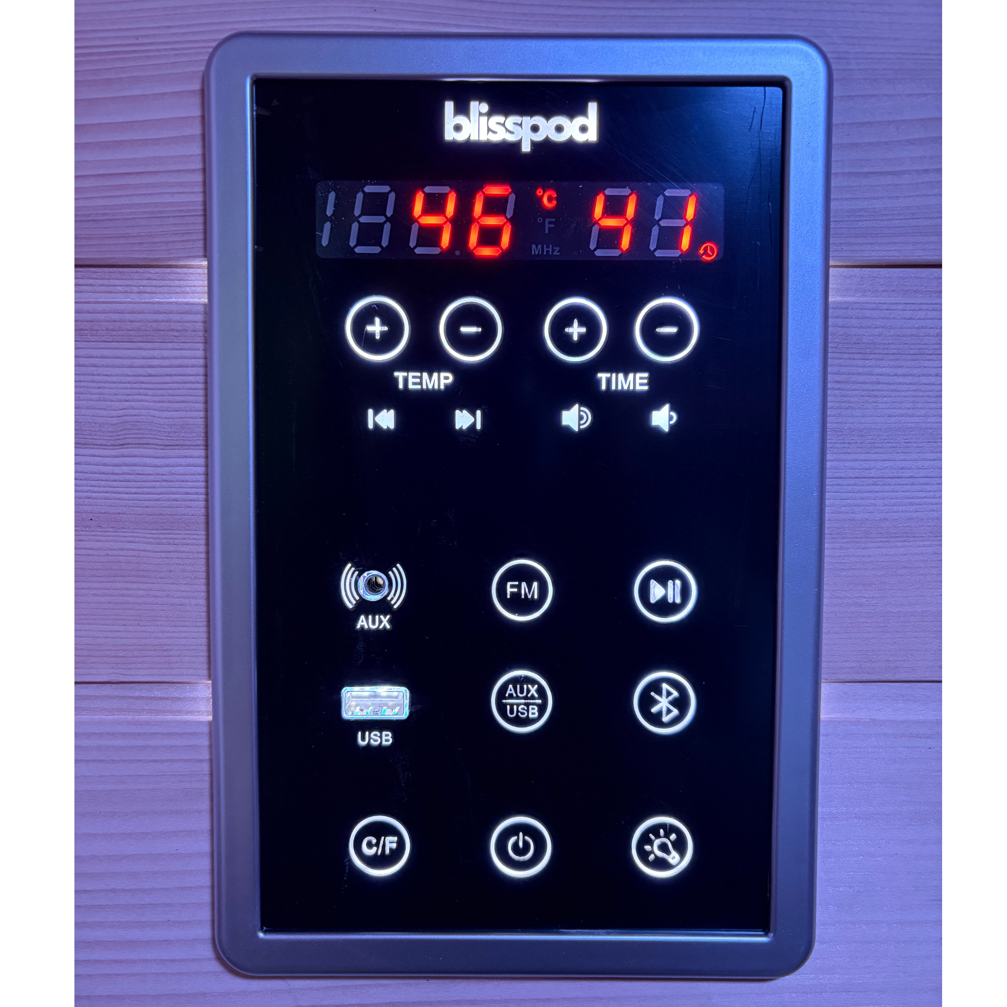 Blisspod | Malmo | All-In-One | Infrared + Red Light | Premium Sauna | Low EMF | LED Chromotherapy | 2 Person