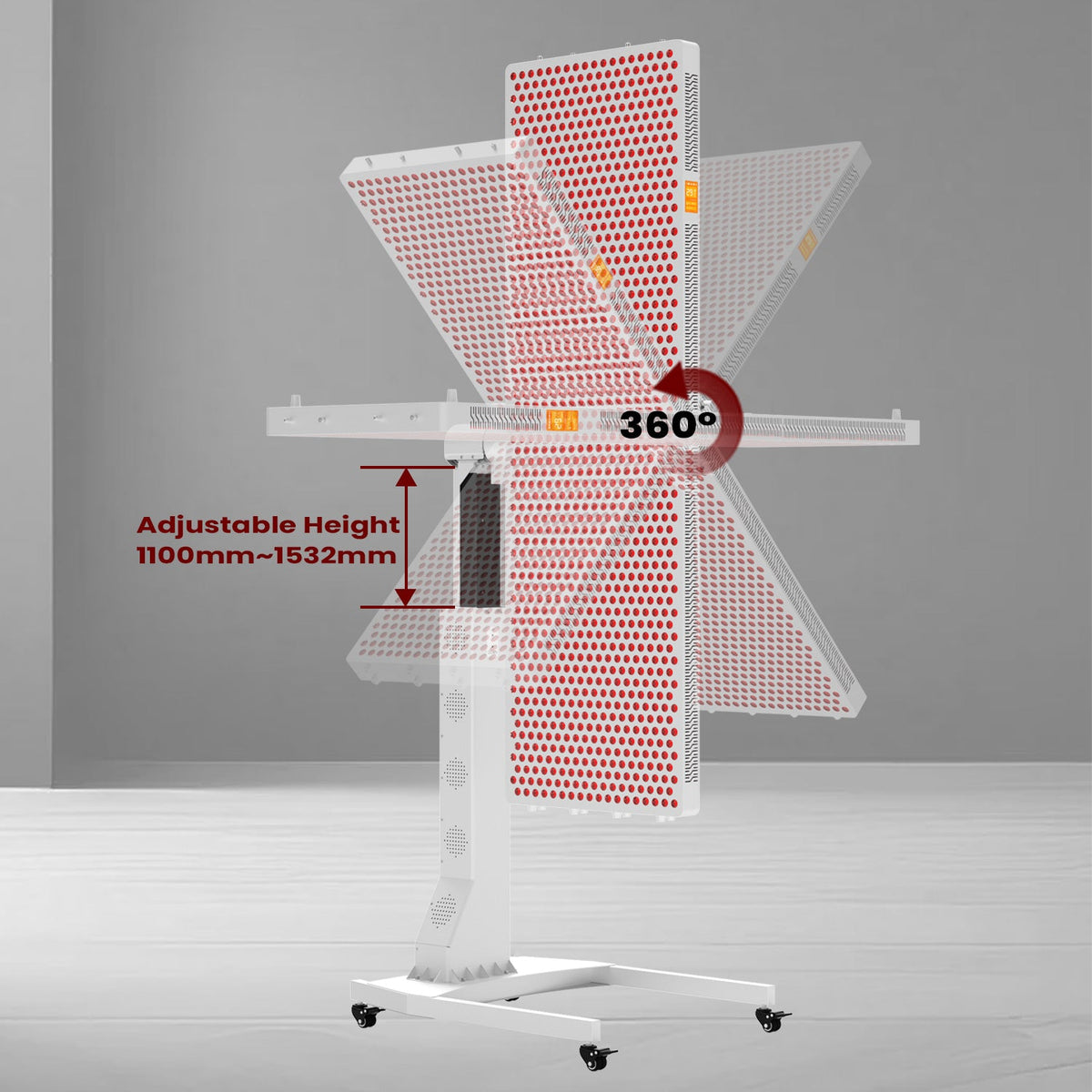 TimeLight Pulse Full Body Red Light Therapy Panel | 576 LED Recovery & Performance System