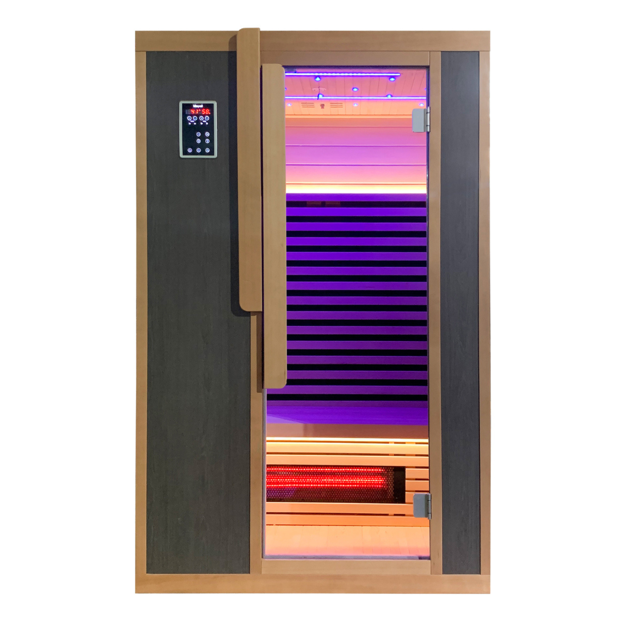 Blisspod | Bergen | Full Spectrum Ultimate Indoor Sauna | Red Light | 2 Person