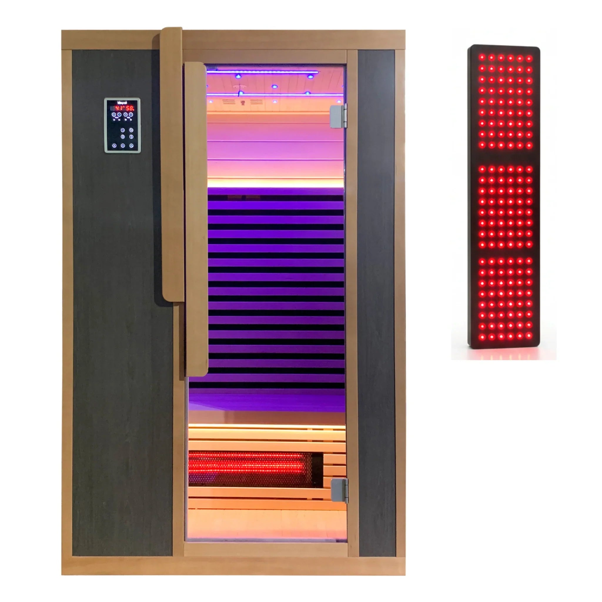 Blisspod | Bergen | Full Spectrum Ultimate Indoor Sauna | Red Light | 2 Person