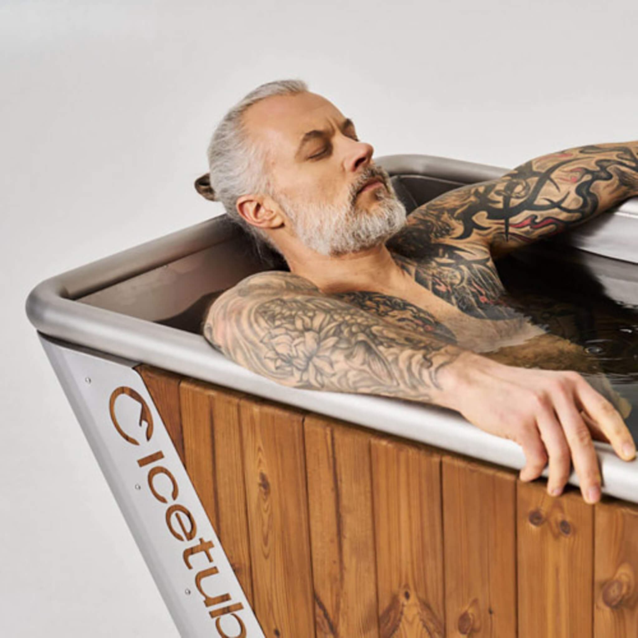 Icetubs IceBath Thermowood And Stainless Steel Cold Immersion Bath (SAK94720)